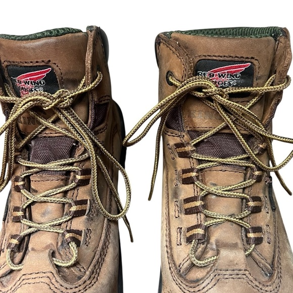 Red Wing 2340 5-inch King Toe Leather Work Boots Womens 8.5 D Wide ASTM Safety - Picture 3 of 14